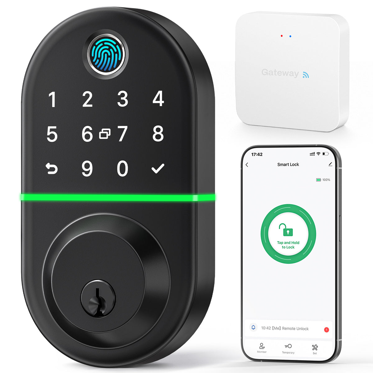 Wifi Smart Deadbolt Lock KUCACCI